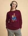 Labrador Retriever Japanese Ukiyo-e Unisex Long Sleeve Tee