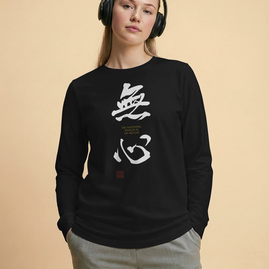 MUSHIN - The Master's Essence Unisex Long Sleeve Tee - Samurai Original