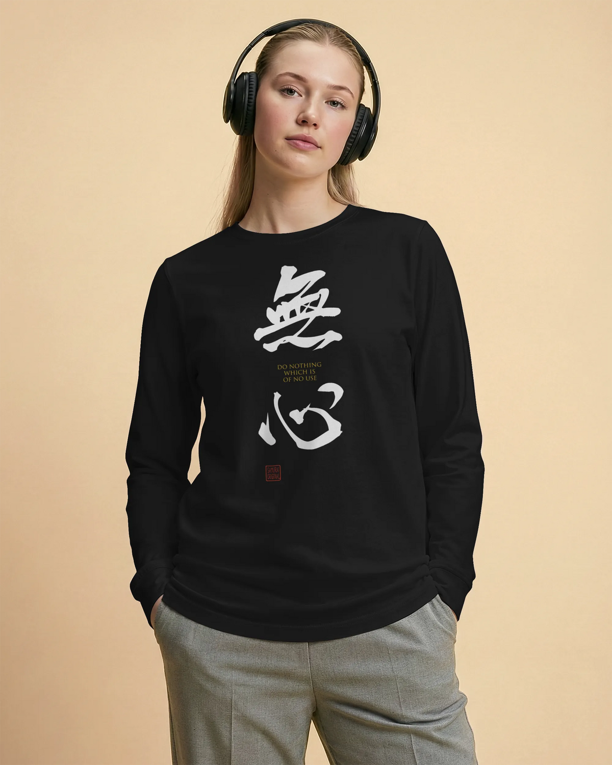 MUSHIN - The Master's Essence Unisex Long Sleeve Tee - Samurai Original