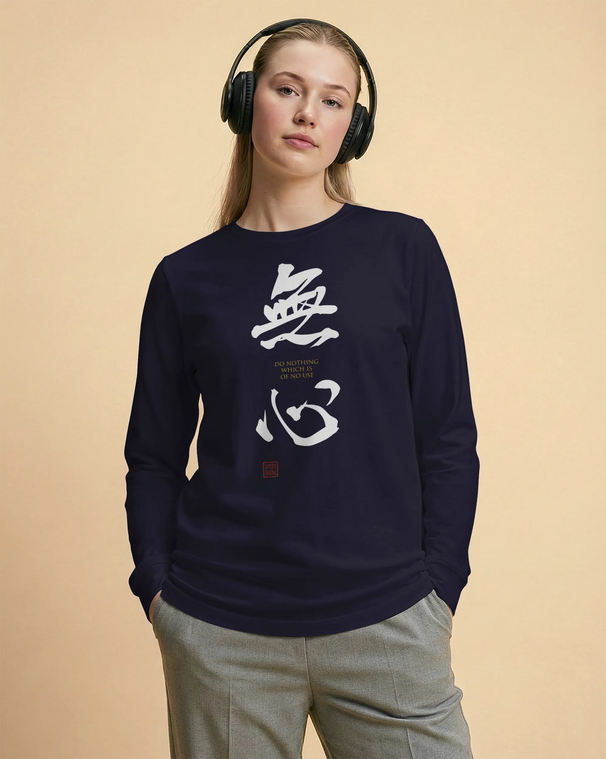 MUSHIN - The Master's Essence Unisex Long Sleeve Tee - Samurai Original