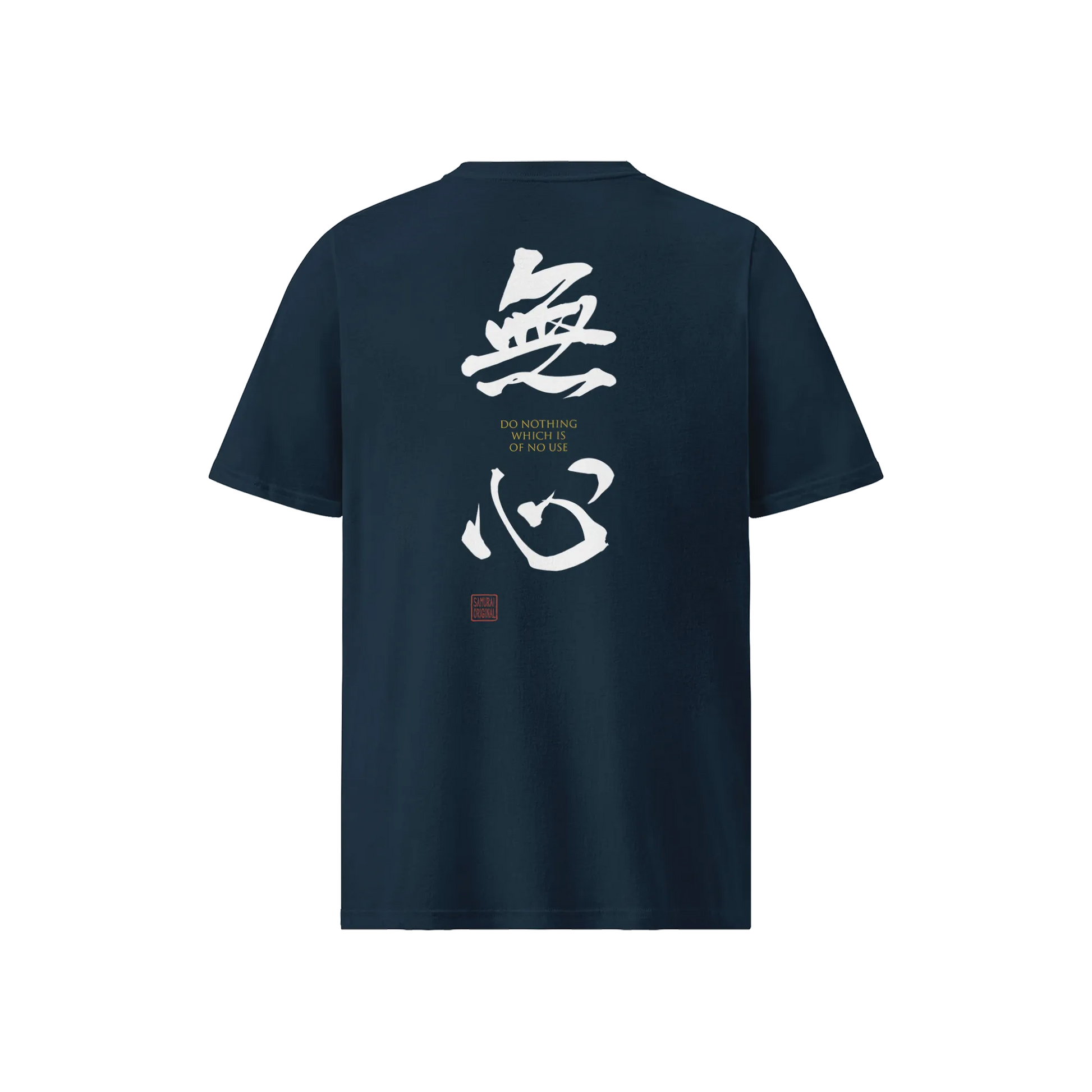 MUSHIN - The Master's Essence Organic T-Shirt French Navy - Samurai Original