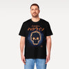 Skull of Black Cats Ukiyo-e Unisex organic t-shirt