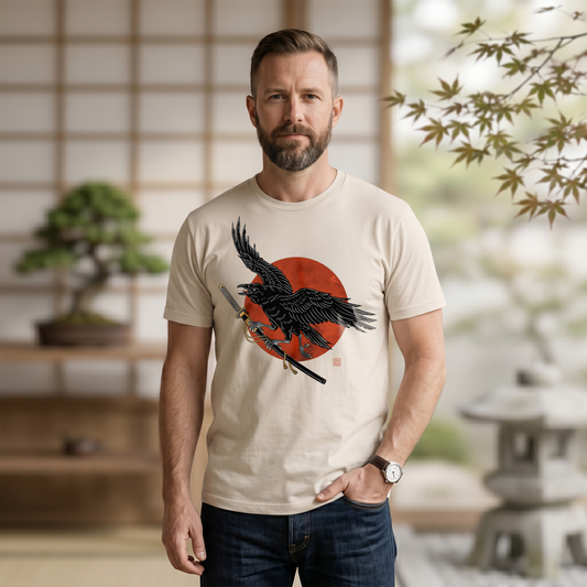 Ronin Raven Classic T-shirt - Samurai Original
