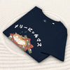 Merry Cat Mas Japanese Ukiyo-e Women’s organic t-shirt