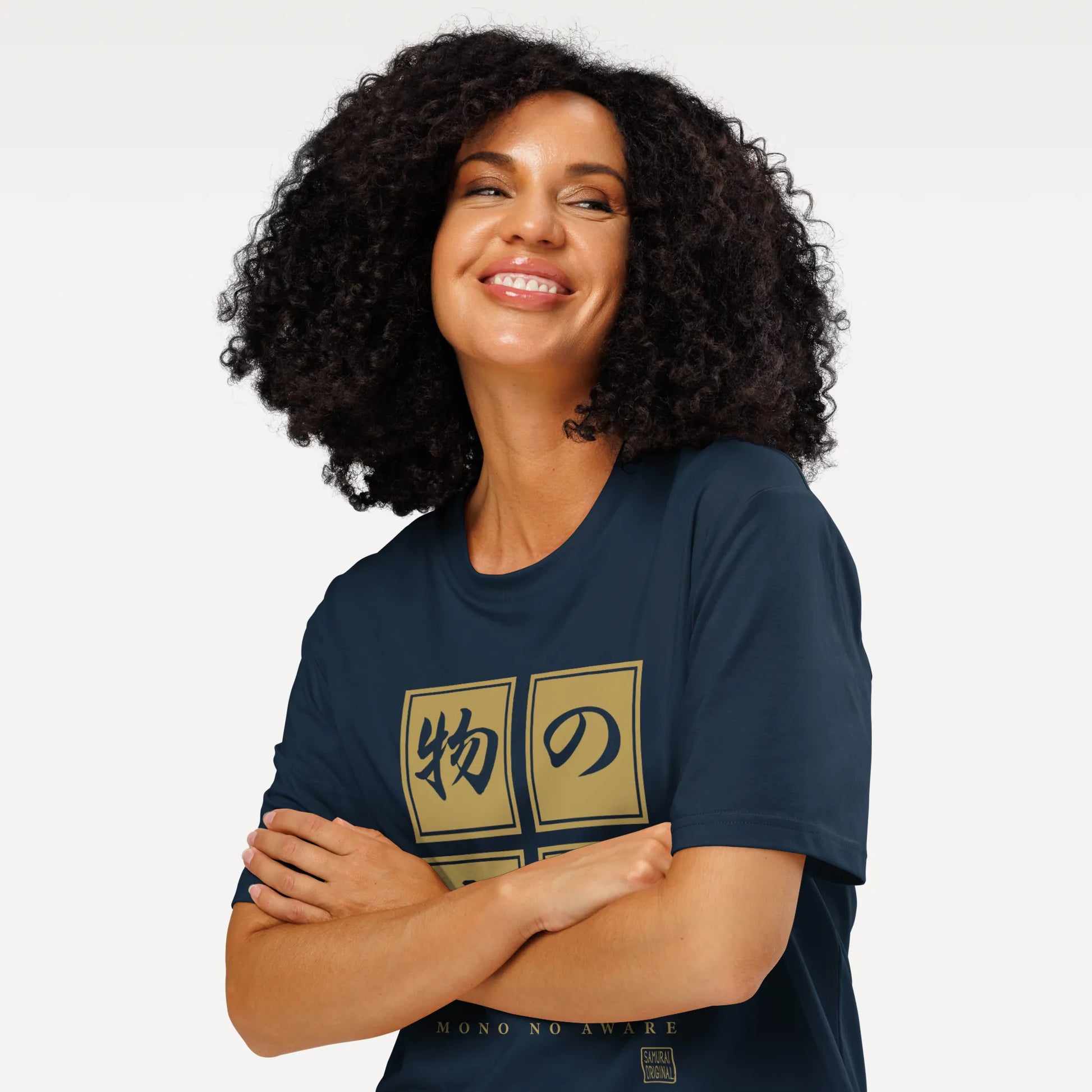 Mono No Aware Japanese Calligraphy Organic T-shirt - Samurai Original