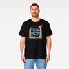 Moonlit Cats Ukiyo-e Organic T-shirt