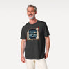 Moonlit Cats Ukiyo-e Organic T-shirt