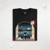 Moonlit Cats Ukiyo-e Organic T-shirt