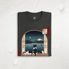 Moonlit Cats Ukiyo-e Organic T-shirt