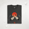 Moonlit Cranes Ukiyo-e Organic T-Shirt - Samurai Original