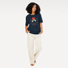 Moonlit Cranes Ukiyo-e Organic T-Shirt - Samurai Original