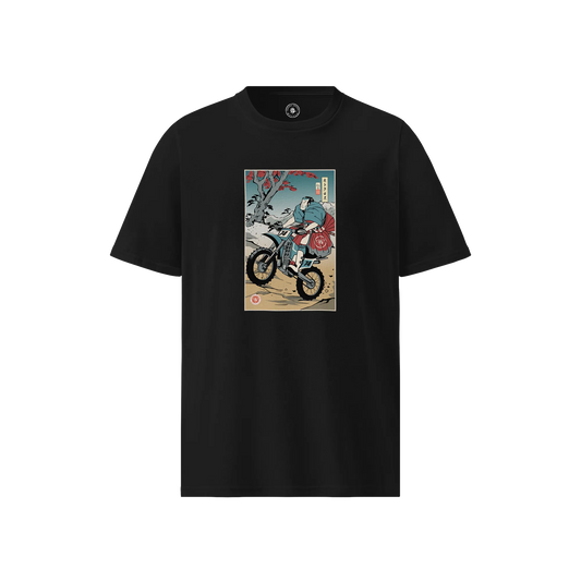 Motocross Samurai Unisex organic t-shirt No.1