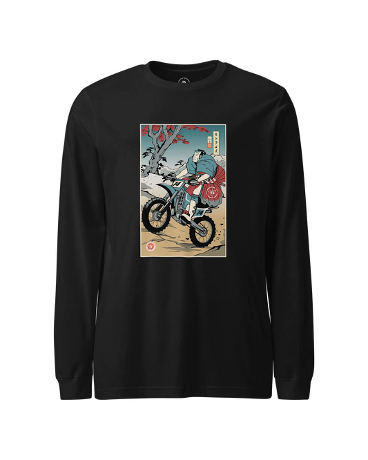Motocross Samurai Unisex Long Sleeve Tee No.1