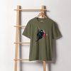Ninja Santa Christmas Japanese Ukiyo-e Unisex Organic T-shirt