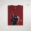 Ninja Santa Christmas Japanese Ukiyo-e Unisex Organic T-shirt