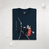 Ninja Santa Christmas Japanese Ukiyo-e Unisex Organic T-shirt