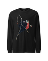 Ninja Santa Christmas Japanese Ukiyo-e Unisex Long Sleeve Tee
