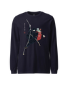 Ninja Santa Christmas Japanese Ukiyo-e Unisex Long Sleeve Tee