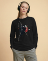 Ninja Santa Christmas Japanese Ukiyo-e Unisex Long Sleeve Tee