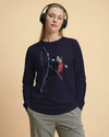 Ninja Santa Christmas Japanese Ukiyo-e Unisex Long Sleeve Tee