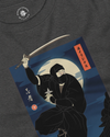 Ninja Japanese Ukiyo-e Unisex Long Sleeve Tee