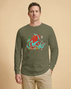 Octopus Sushi Japanese Ukiyo-e Unisex Long Sleeve Tee - Samurai Original