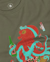 Octopus Sushi Japanese Ukiyo-e Unisex Long Sleeve Tee - Samurai Original