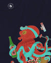 Octopus Sushi Japanese Ukiyo-e Unisex Long Sleeve Tee - Samurai Original