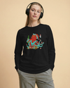Octopus Sushi Japanese Ukiyo-e Unisex Long Sleeve Tee - Samurai Original