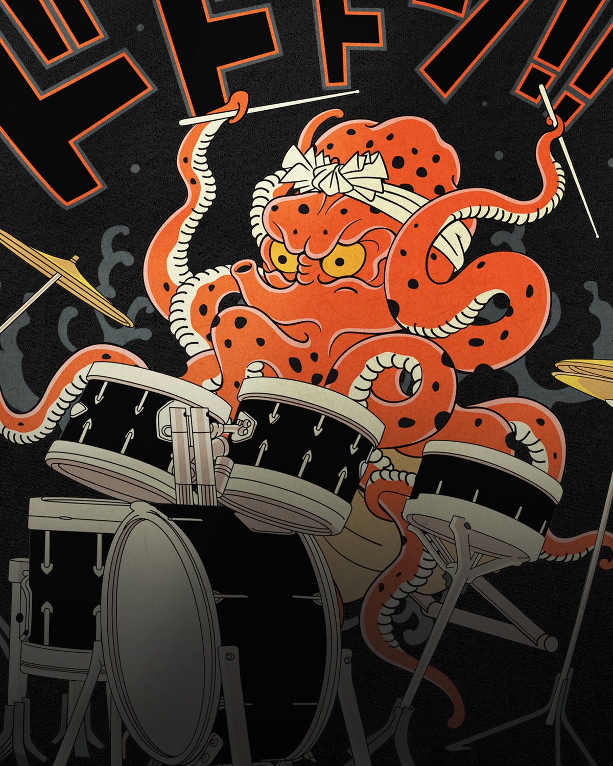 Octopus drummer