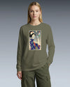 Onna Bugeisha Nurse Ukiyo-e Unisex Long Sleeve Tee