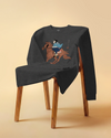 Onna Bugeisha Riding Horse Japanese Ukiyo-e Unisex Long Sleeve Tee