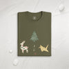 Origami Christmas Unisex organic t-shirt