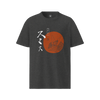 Personalized Japanese Name Kabuto Organic T-Shirt Dark Heather Grey - Samurai Original
