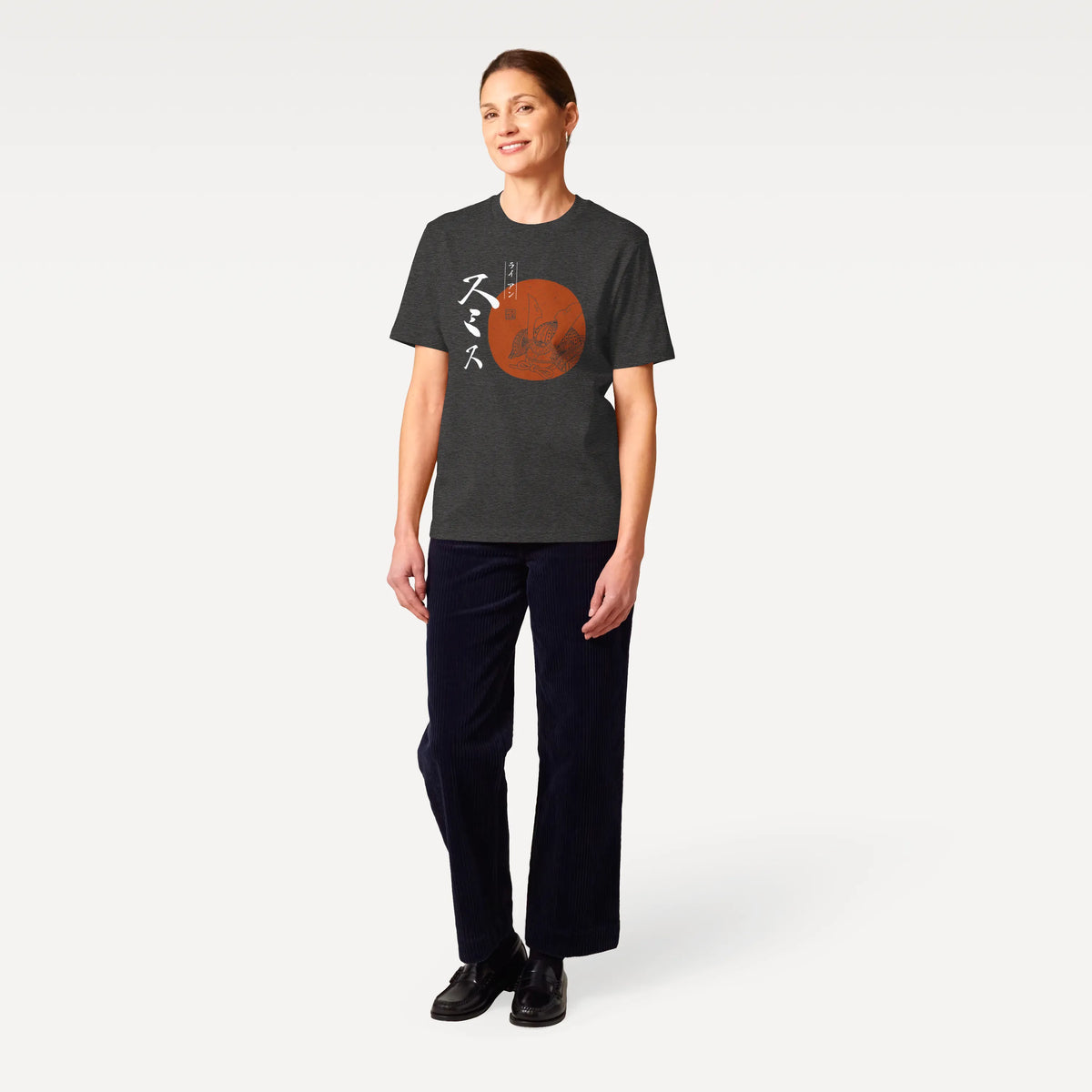 Personalized Japanese Name Kabuto Organic T-Shirt - Samurai Original
