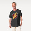 Personalized Legendary Dad Beer Wave Organic T-Shirt