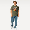 Personalized Legendary Dad Beer Wave Organic T-Shirt