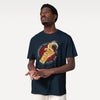Personalized Legendary Dad Beer Wave Organic T-Shirt