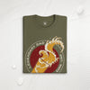 Personalized Legendary Dad Beer Wave Organic T-Shirt