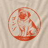 Personalized Japanese Hanko Pet Portrait Organic T-Shirt