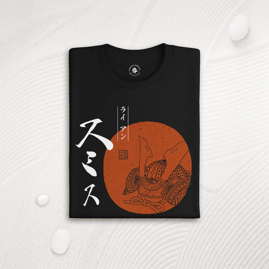 Personalized Japanese Name Kabuto Organic T-Shirt - Samurai Original