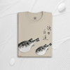Pufferfish Sumi-e Unisex organic t-shirt