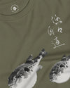Pufferfish Sumi-e Unisex Long Sleeve Tee - Samurai Original