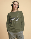 Pufferfish Sumi-e Unisex Long Sleeve Tee - Samurai Original