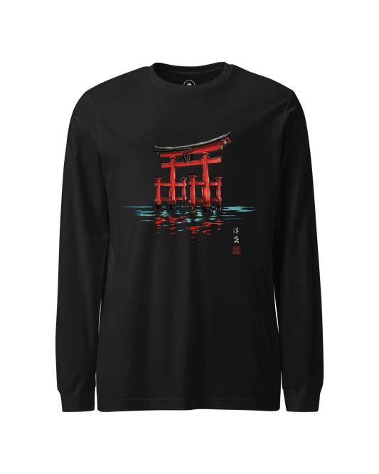 Red Torii Unisex Long Sleeve Tee