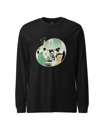 Retinal Surgeon Japanese Ukiyo-e Unisex Long Sleeve Tee