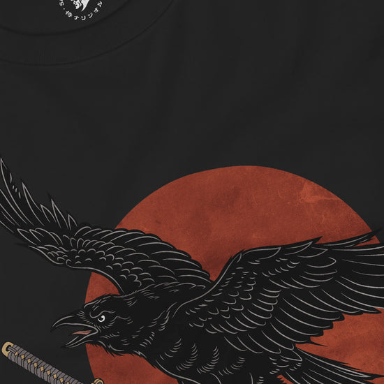 Ronin Raven Unisex Long Sleeve Tee - Samurai Original