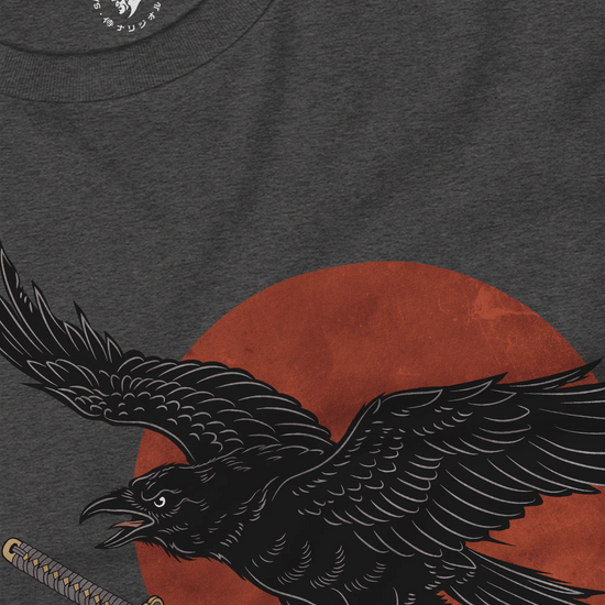 Ronin Raven Unisex Long Sleeve Tee - Samurai Original