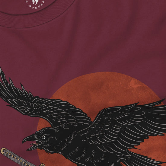 Ronin Raven Unisex Long Sleeve Tee - Samurai Original
