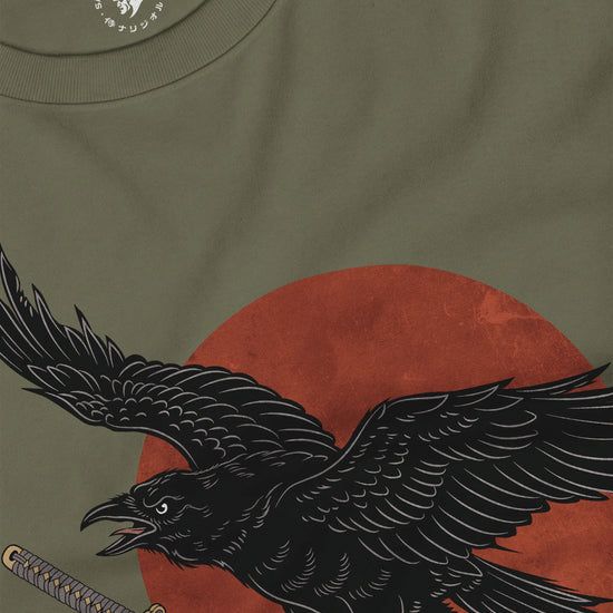Ronin Raven Unisex Long Sleeve Tee - Samurai Original